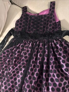LOVE by Special Occasions Fuchsia Lined Dress (Pink Accent)